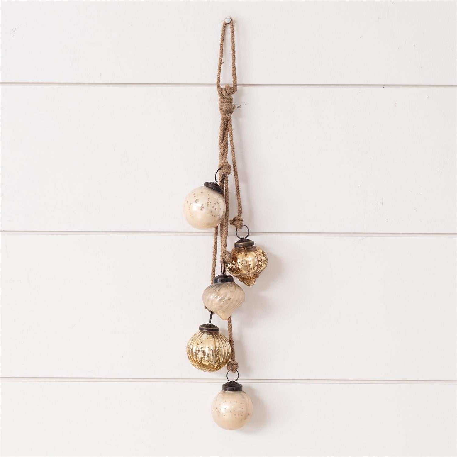 Hanging Cluster Glass Ornament