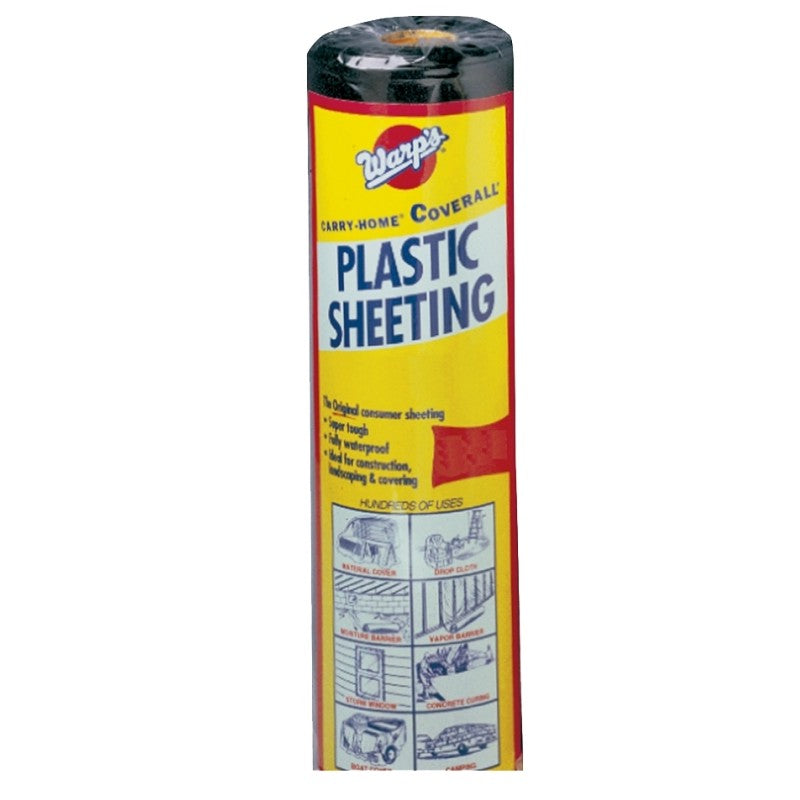 Plastic Sheet Black 15 x 25 x 4 mil