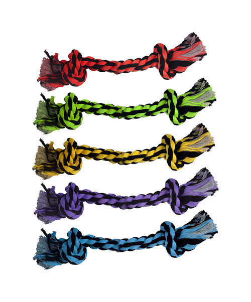 Dog Toy 9" Rope 2 Knot