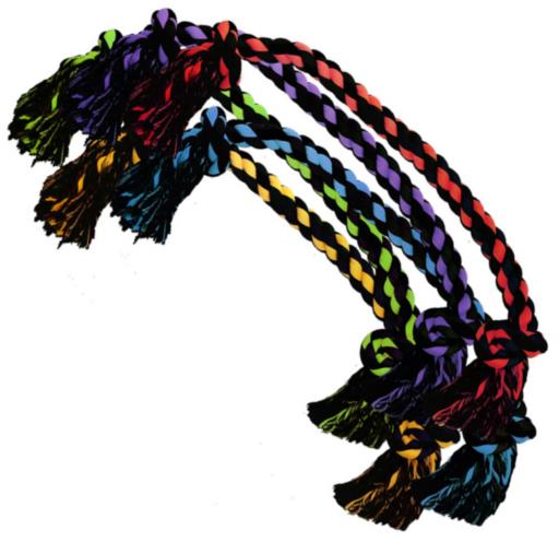 Multipet Nuts for Knots 2 Knot Jumbo Rope 48" Doy Toy
