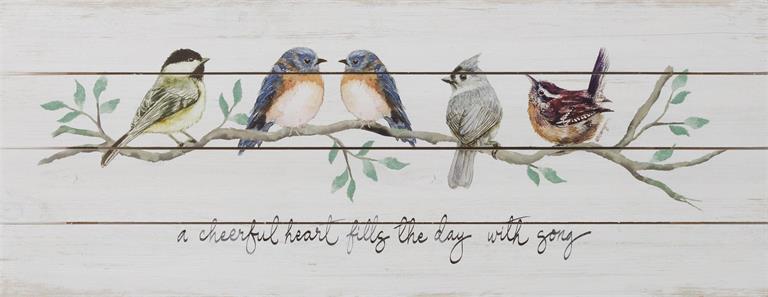 Pallet Sign - Birds on Branch