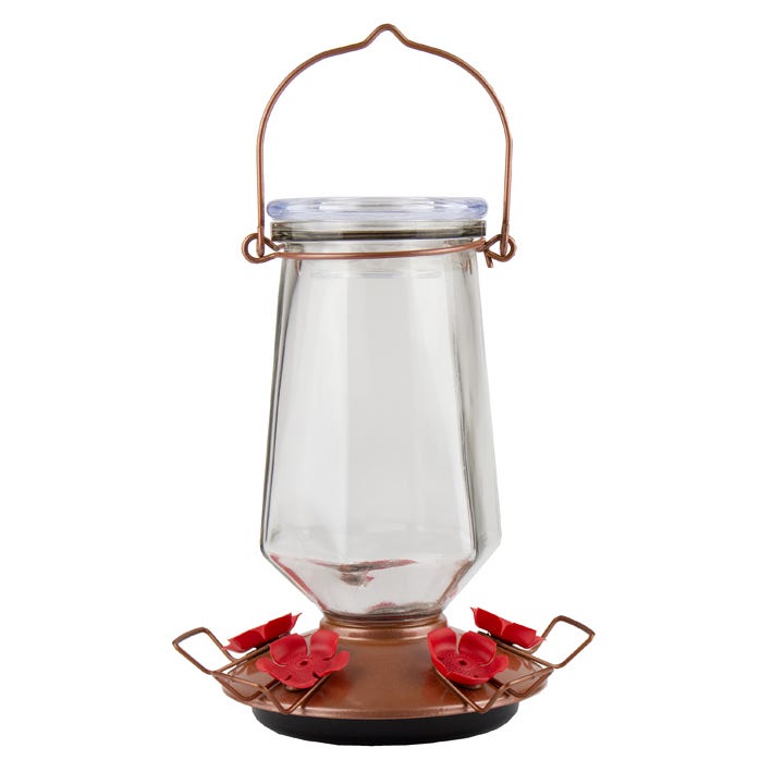 Crystal Top Fill Hummingbird Feeder
