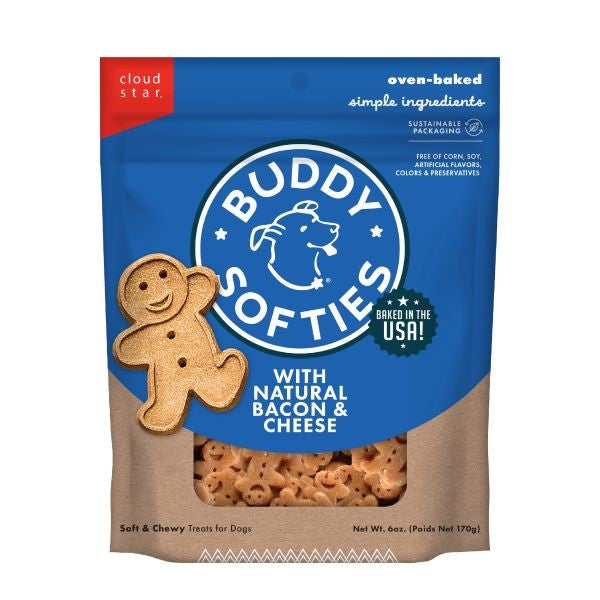 Buddy Biscuits Chewy Bacon/Cheese 6oz Dog Treat