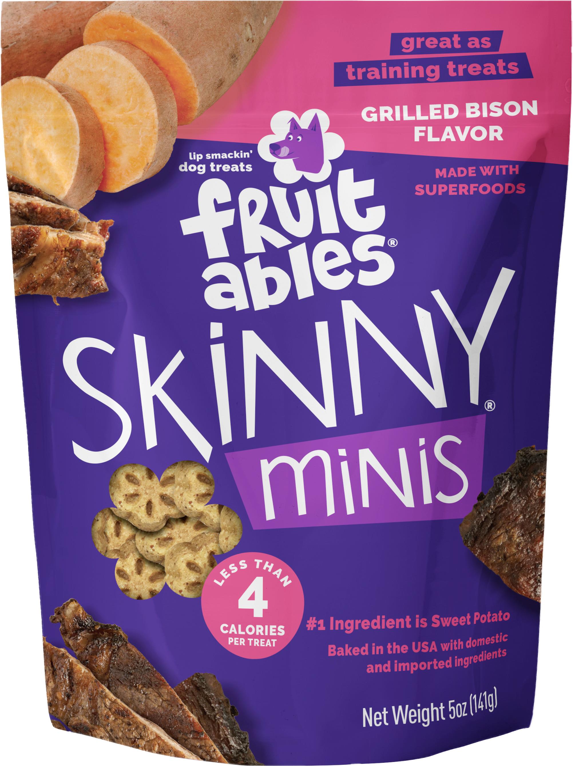 Fruitables Skinny Minis Grilled Bison Dog Treat 5oz