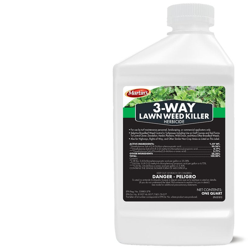 Martin's 3-Way Lawn Weed Killer Qt
