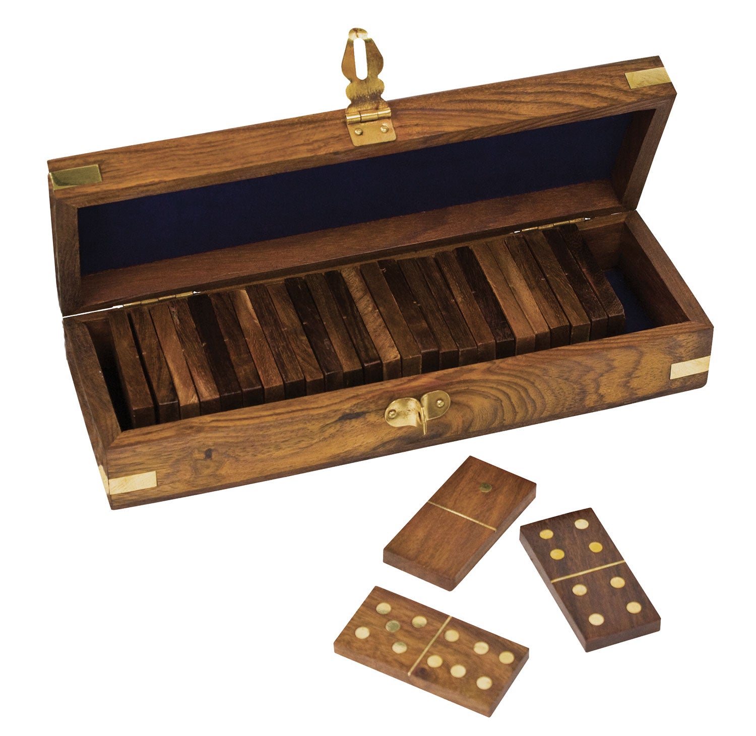 Dominoes with Wood Case