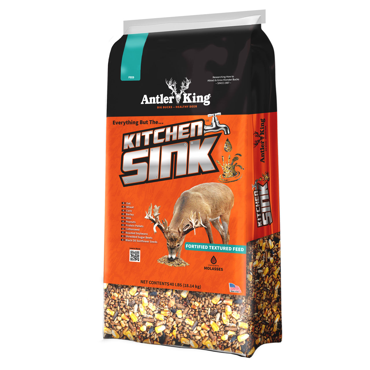 Antler King Kitchen Sink Textured Deer Feed 40lb