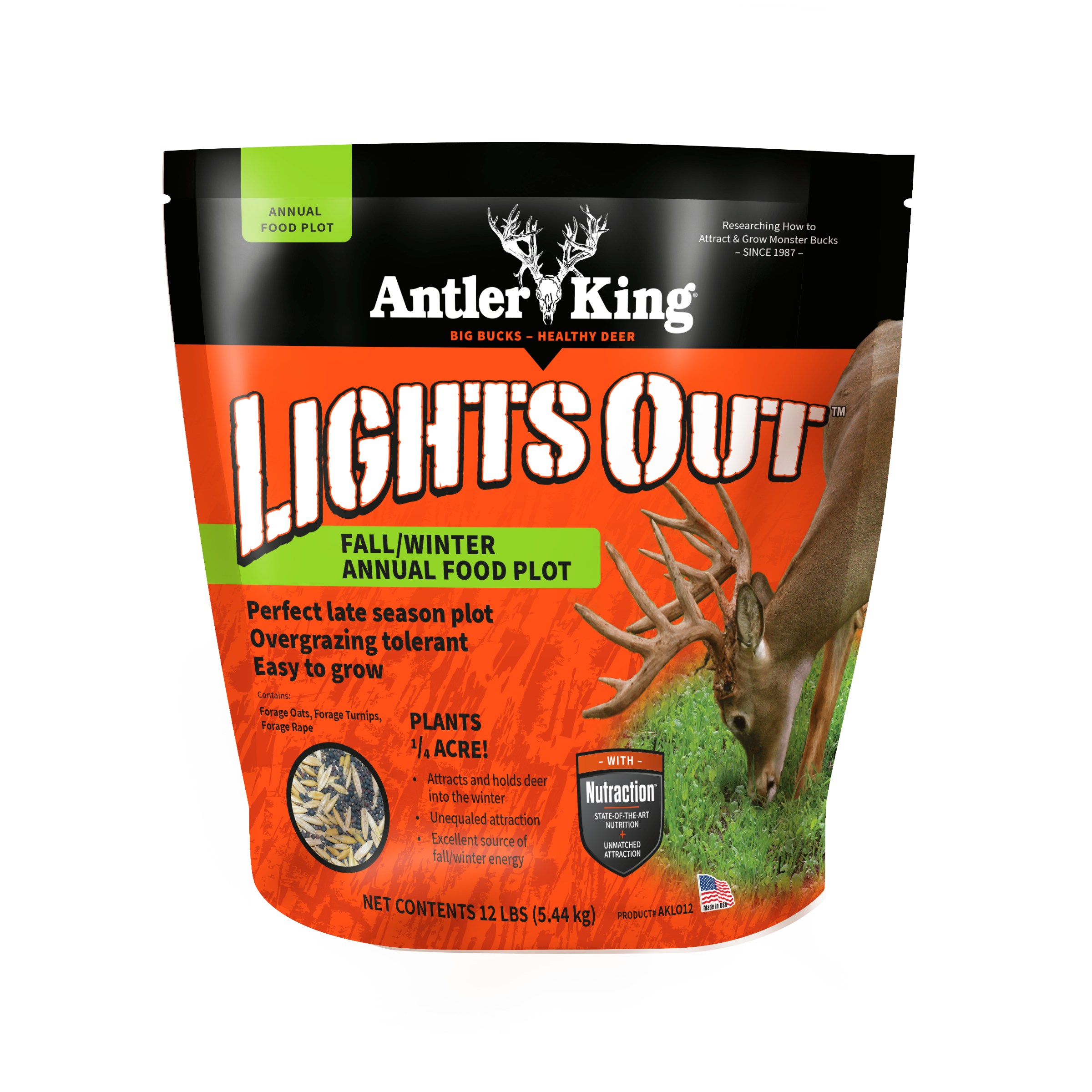 Antler King Lights Out Forage Oats 12lb