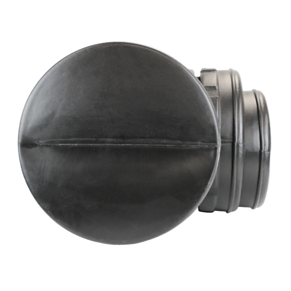 Plastic Coupler 8" Blind Reducer Tee 8"x4"