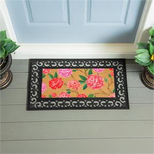 Switch Mat Coir Peony Flocked
