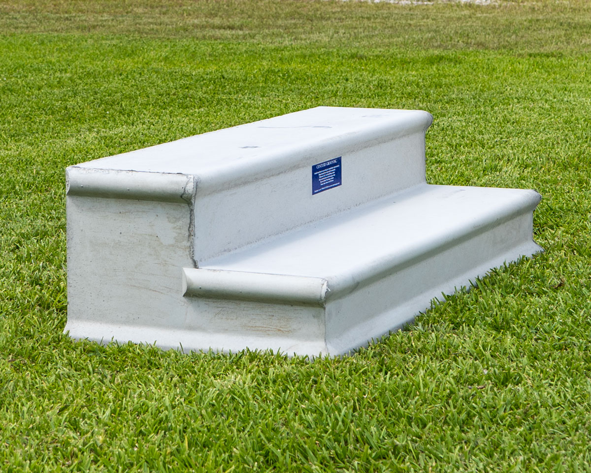 Steps 2 Tread 7" Rise 48" Wide