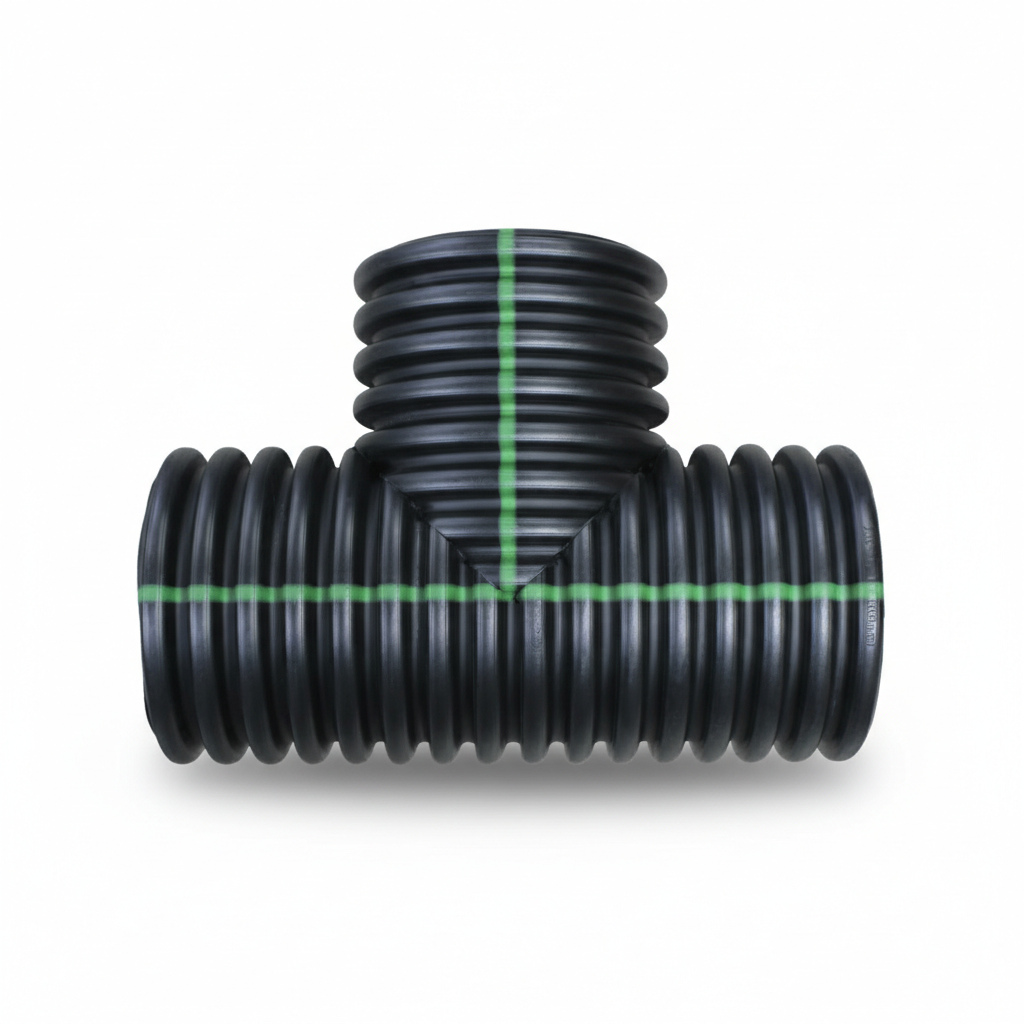 Plastic Coupler 15" Tee Soil Tight