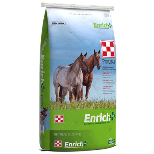 Purina Enrich Plus Ration Balancing Horse Feed 50lb