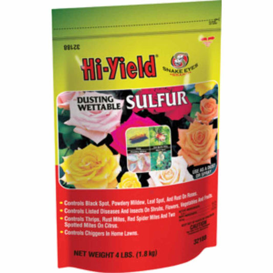 Hi-Yield Dusting Wettable Sulfur 4lb
