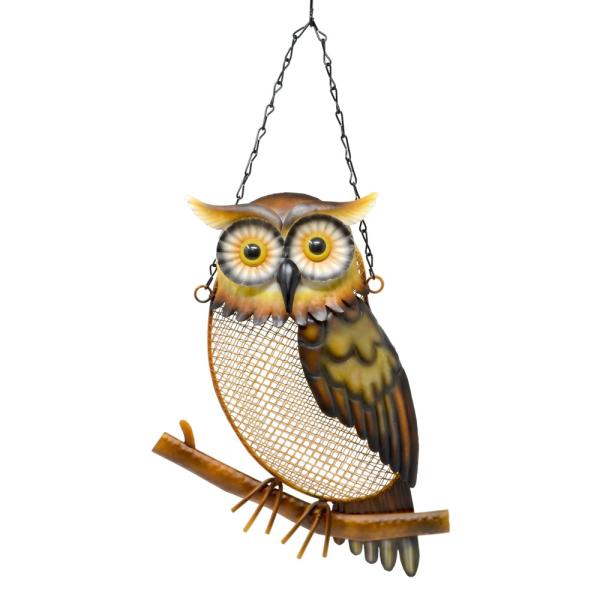 Mesh Bird Feeder Owl