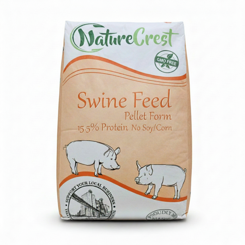 Tucker Milling GMO Free Swine Pellets 15.5% 50lb