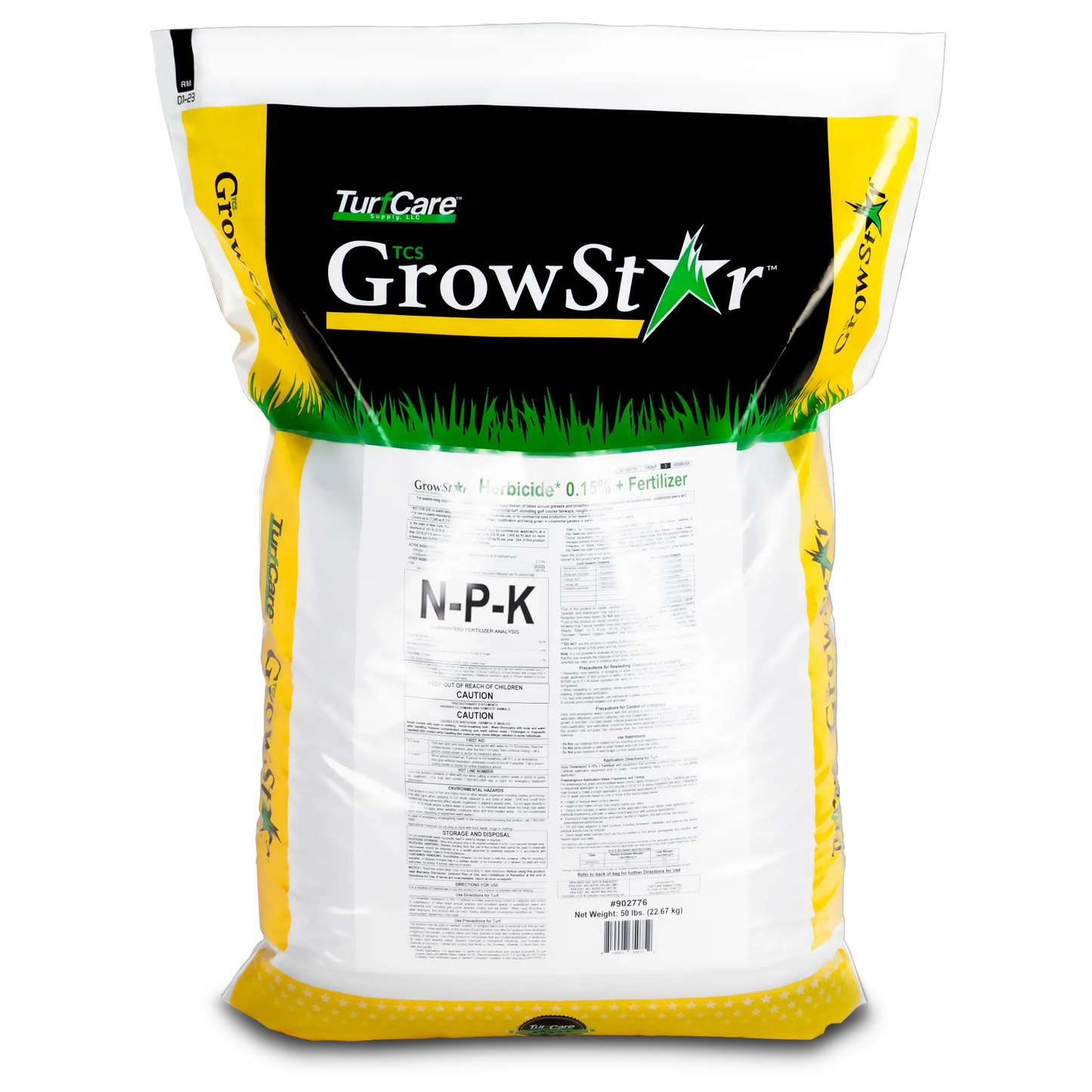 Grow Star 13-0-5 Fertilizer .15% Dimension Pre-Emergent 50lb