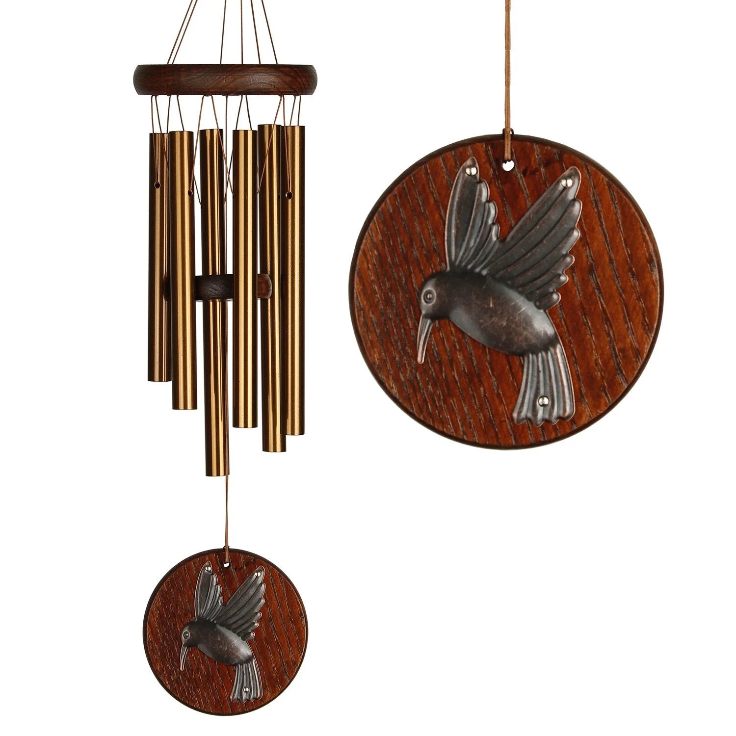 Habitats Chime Teak Hummingbird