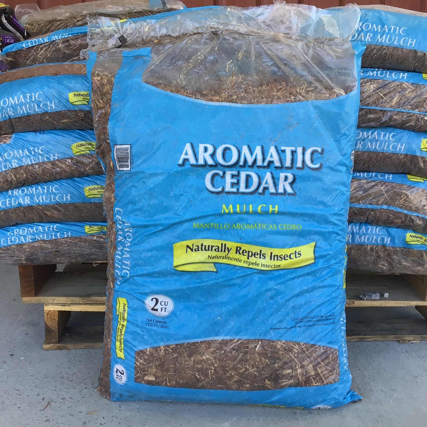 Cedar Mulch Bag 2cf D10 75/pal