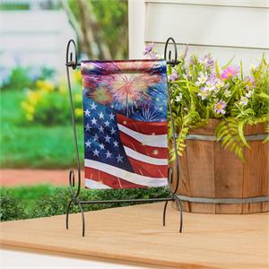 Garden Flag American Classic Fireworks Lustre