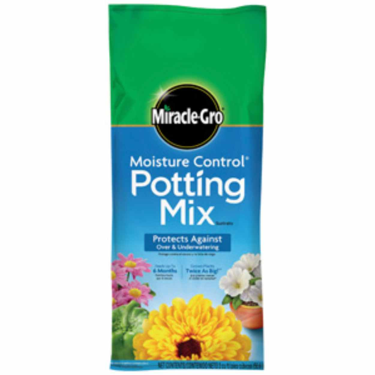 Miracle Gro Potting Mix Moisture Control 2cf D5