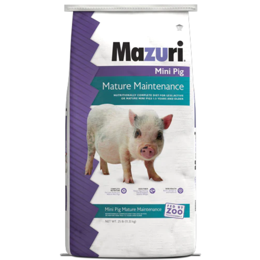 Mazuri Mini Pig Mature Maintenance 25lb