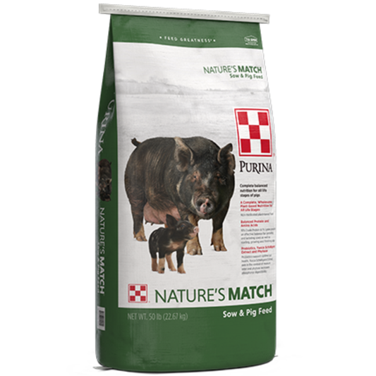 Purina Nature's Match Sow and Pig 50 lb