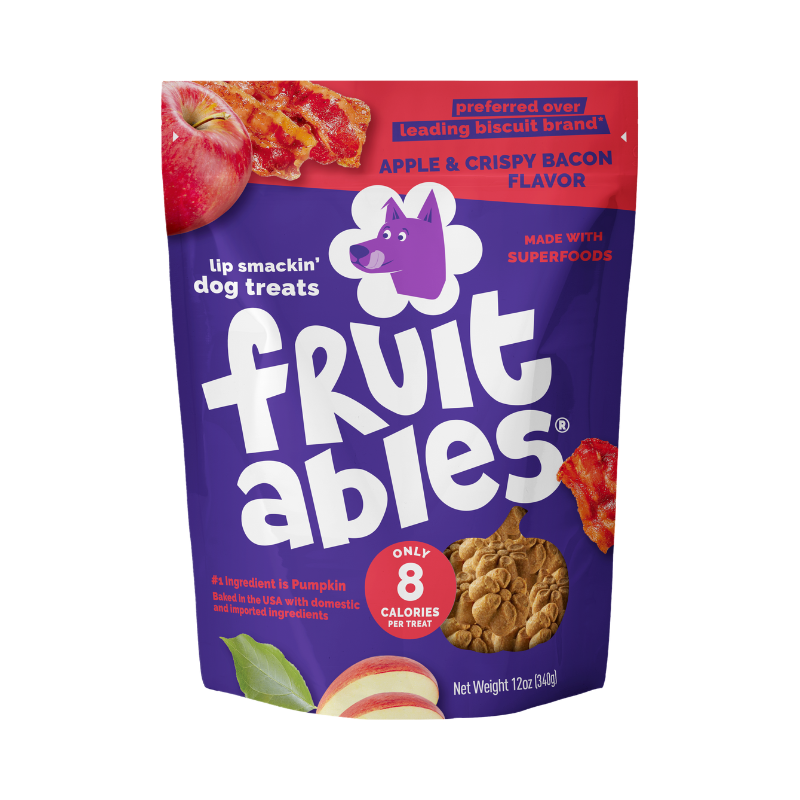 Fruitable Dog Treat Bacon Apple Crispy 7 oz.