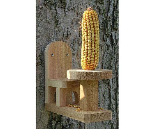 Wooden Table & Chair Squirrel Feeder