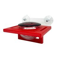 Recycled Red Window Hummingbird Feeder