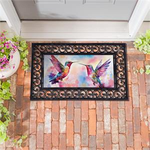 Switch Mat, Watercolor Hummingbird