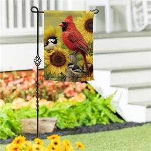 Garden Flag Sunflower Days Suede