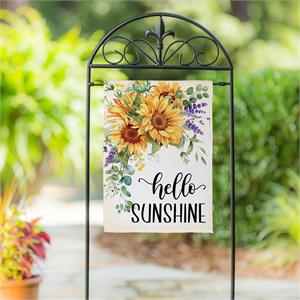 Garden Flag Hello Sunshine Suede