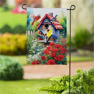Garden Flag Americana Songbirds