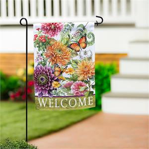 Garden Flag, Dahlia Botanica Suede