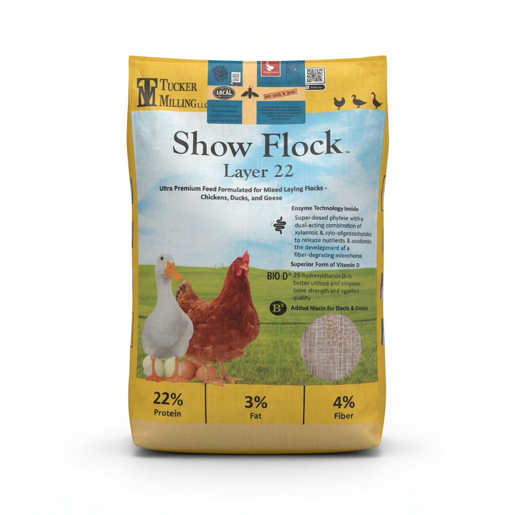 Tucker Milling Show Flock 22% Layer Pellets 50lb
