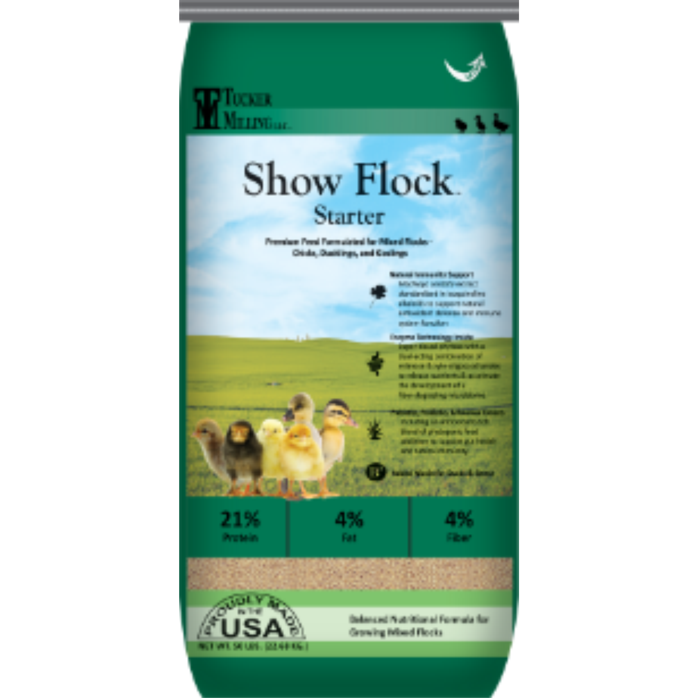 Tucker Milling Show Flock Chick Starter Grower 50lb
