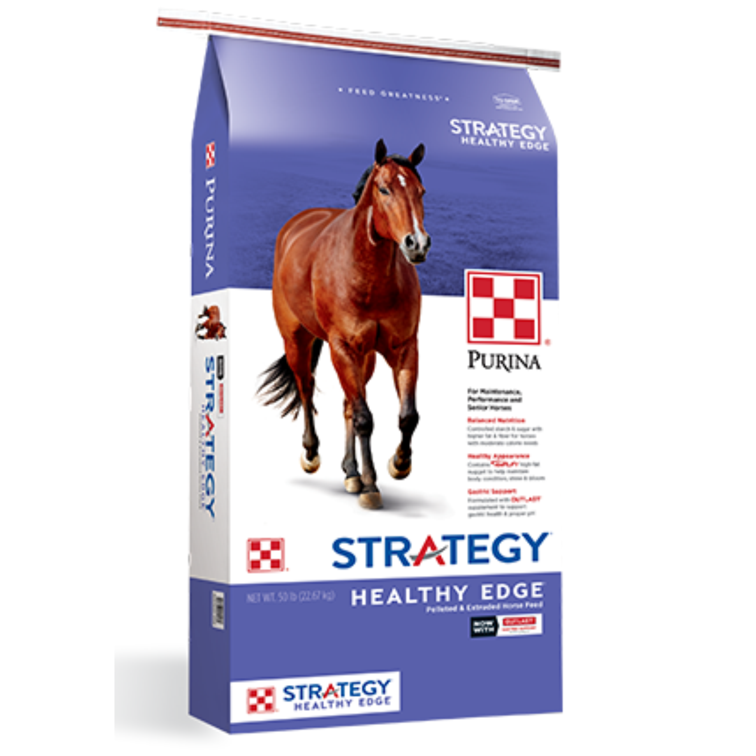 Purina Strategy Healthy Edge Horse Feed 50lb