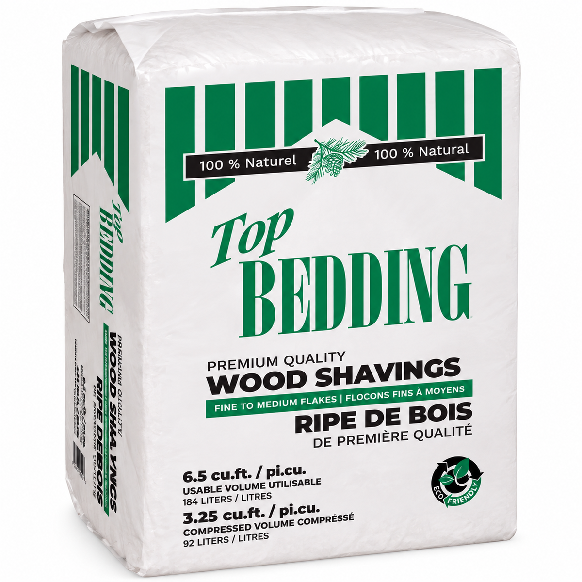 Pine Shavings Green Fine to Medium 6 CF U.V. - 45/pal