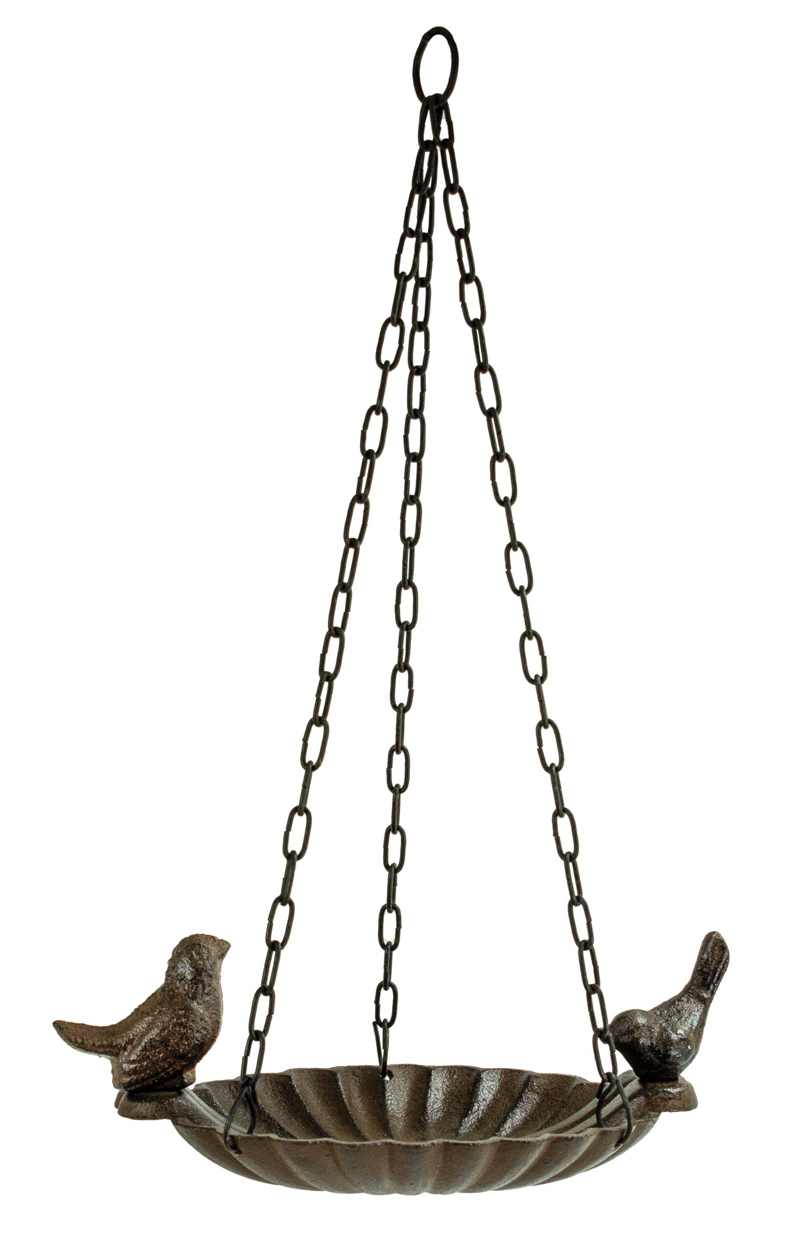 Bird Decor Rust Hanging Feeder