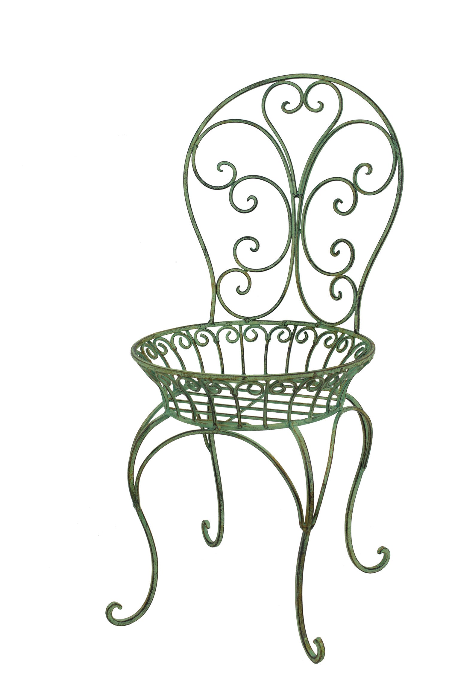 Chair Plant Holder Green
