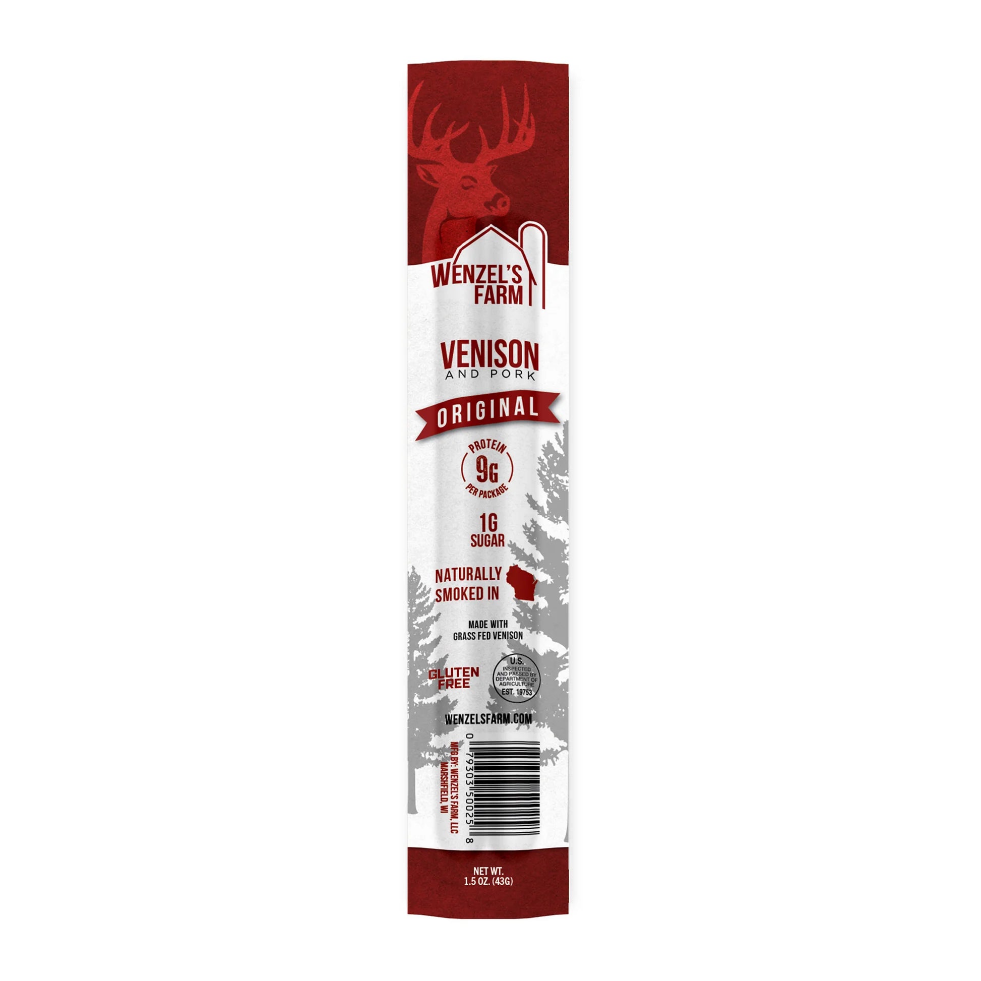Wenzel's Farm Venison and Pork Original 1.5oz