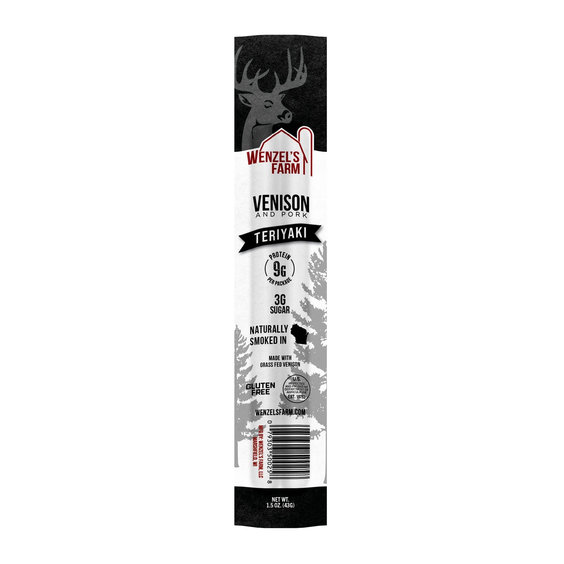 Wenzel's Farm Venison and Pork Teriyaki 1.5oz