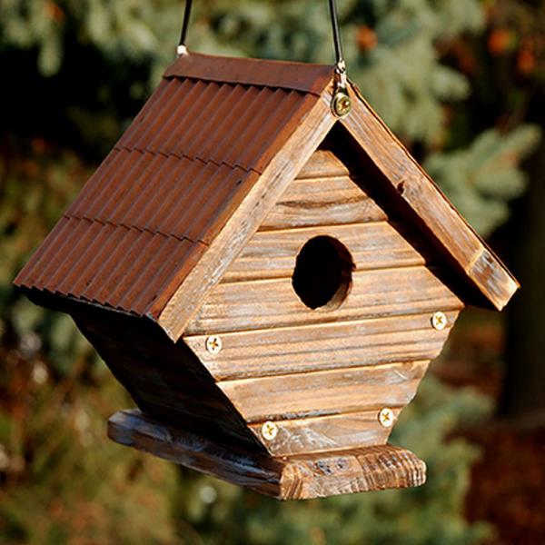 Rustic Wren Bird House