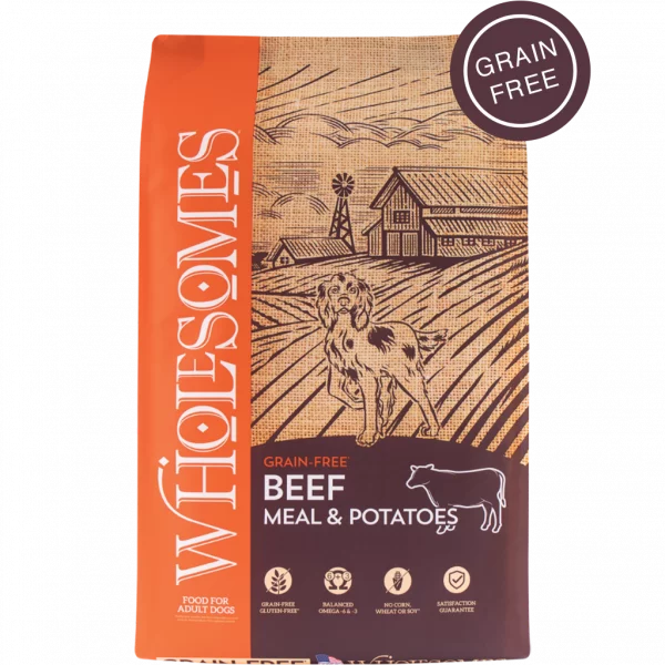 Wholesome Grain Free Beef & Potato 35lb