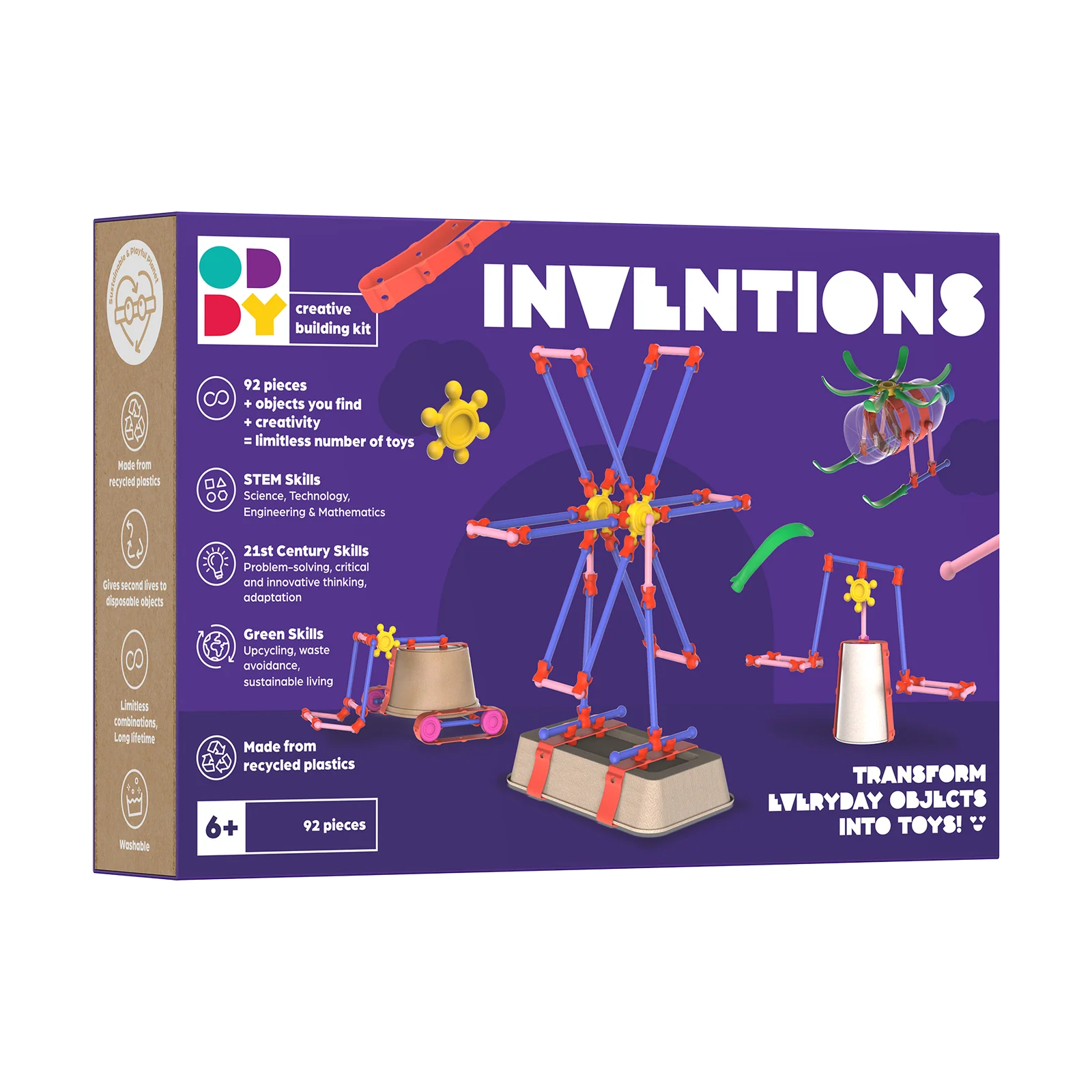Oddy Inventions Creative Play Building Kit