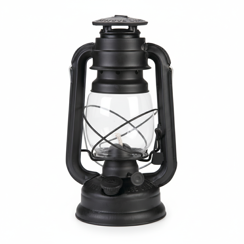 Oil Lamp Black Farmers-52664