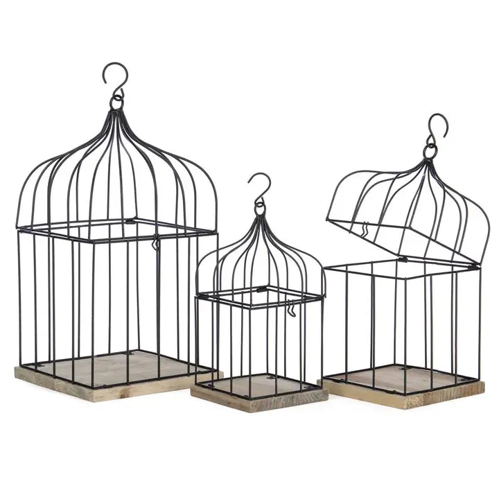 Hanging Birdcages Set/3