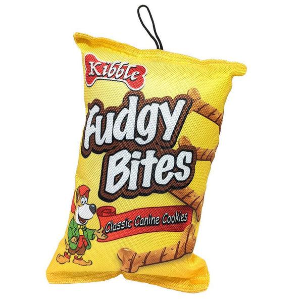 Fun Food Fudgy Bite Dog Toy 8"