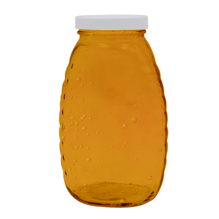 Honey Jar Glass 8 oz. D24